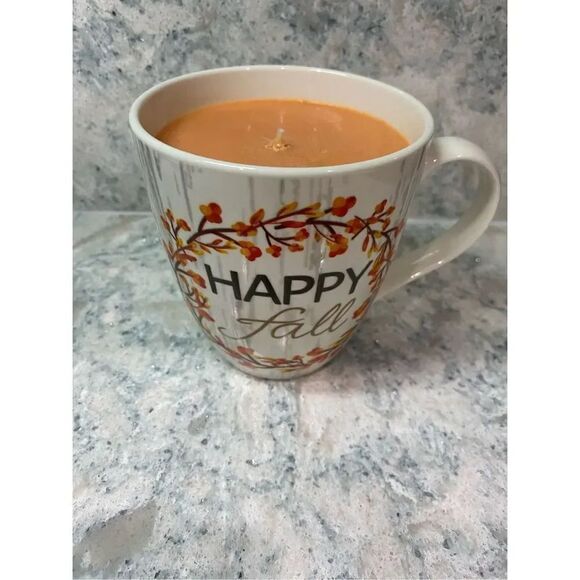 Happy Fall Candle Mug - Picture 1 of 7